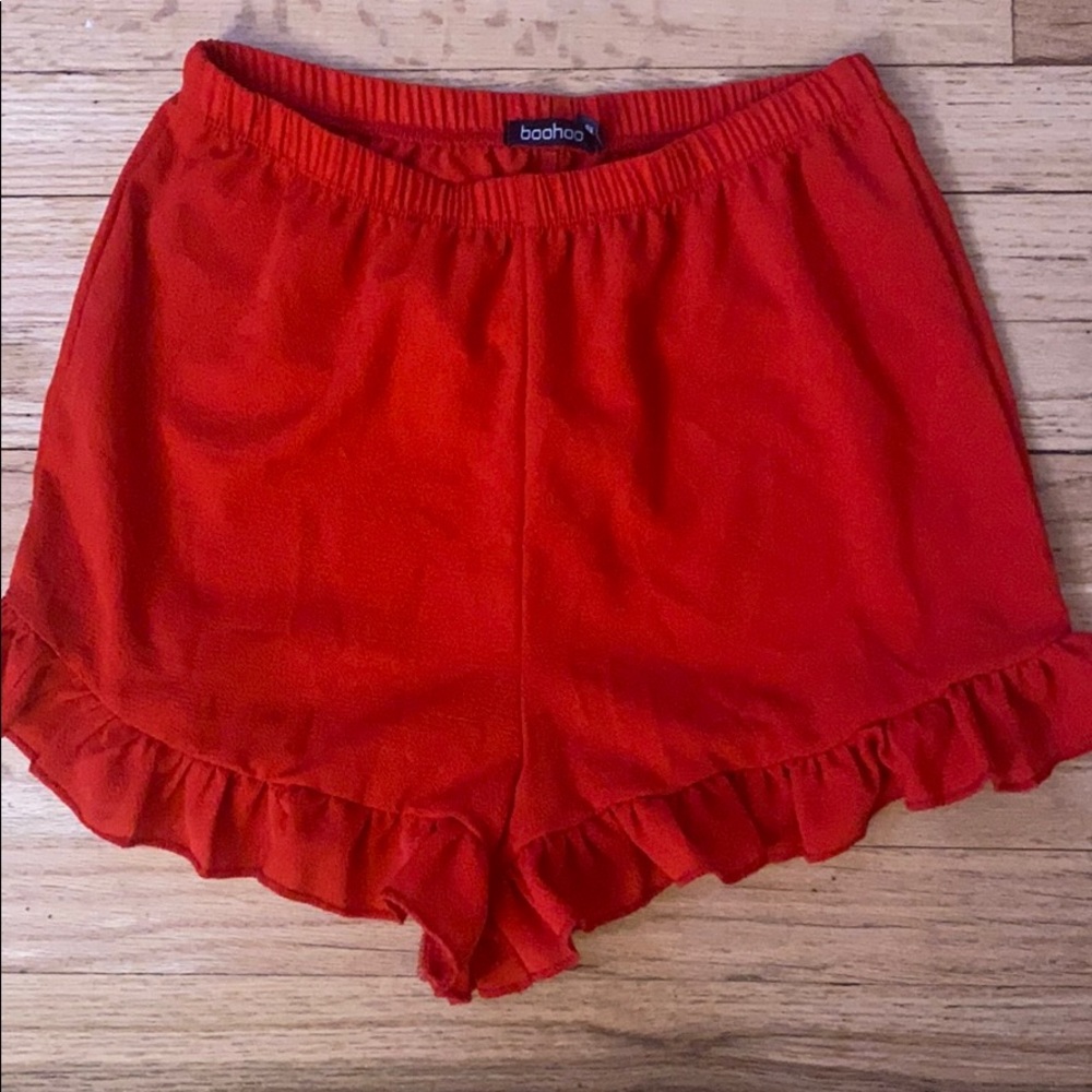 Red shorts